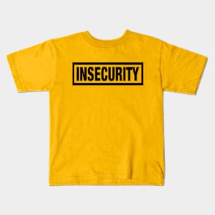 INSECURITY - Security Black Bordered T-Shirt Parody Kids T-Shirt